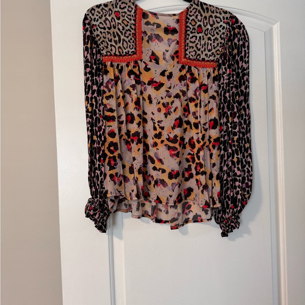 Leopard Print Women's Top